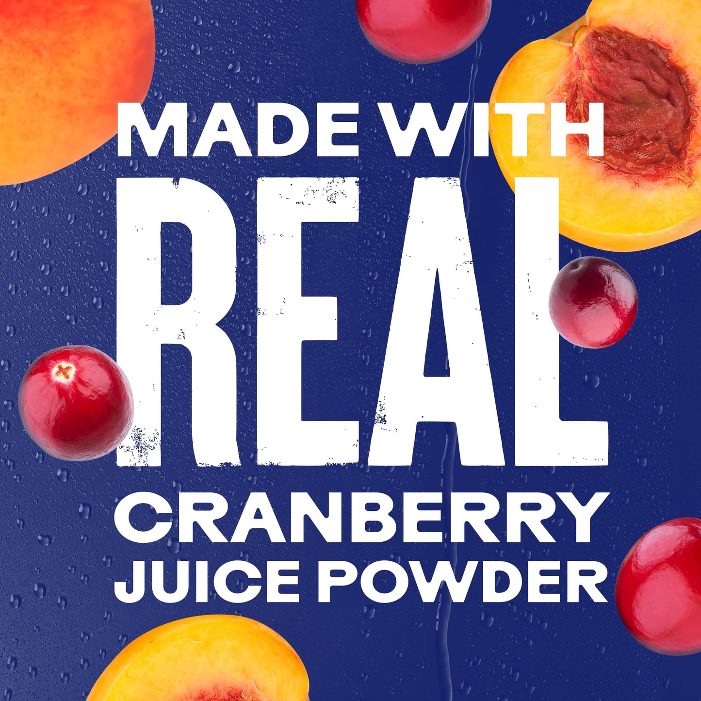 Ocean Spray White Cran-Peach Zero Sugar Powder Drink Mix Packets With Real Cranberry Juice Powder, 100% Vitamin C, No Synthetic