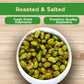 Sincerely Nuts Dried Edamame (Roasted, Salted) - (1 LB) Vegan, Kosher & Gluten-Free Food - Plant-Based Protein - Add to Granola,