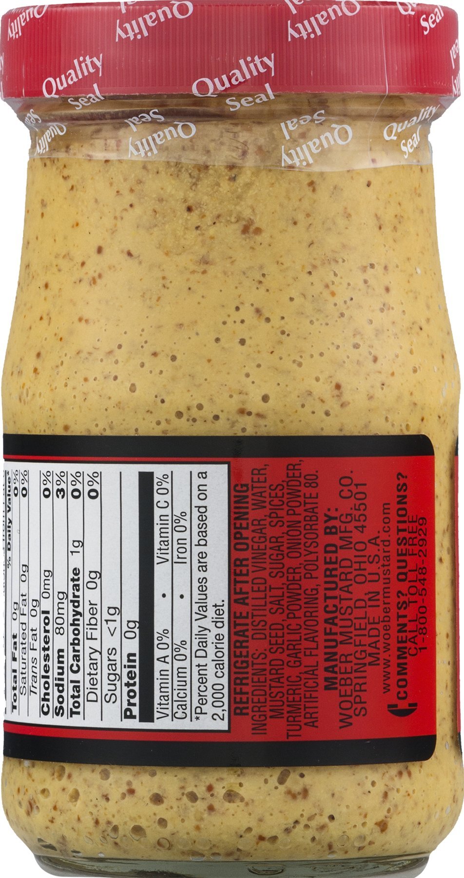Mister Mustard Original Mustard, 7.5 Ounce, Pack of 6
