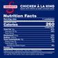 Swanson Canned Chicken A La King With White And Dark Chicken Meat, 10.5 Oz Can