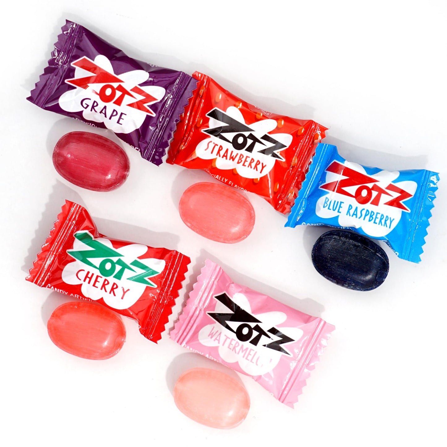 Zotz Fizz Candy, 1Lb Bulk Bag (Approx. 90 Pieces), Assorted Flavors