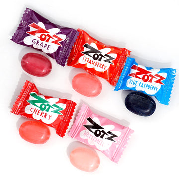 Zotz Fizz Candy, 2Lb Bulk Bag (Approx. 180 Pieces), 5 Assorted Flavors