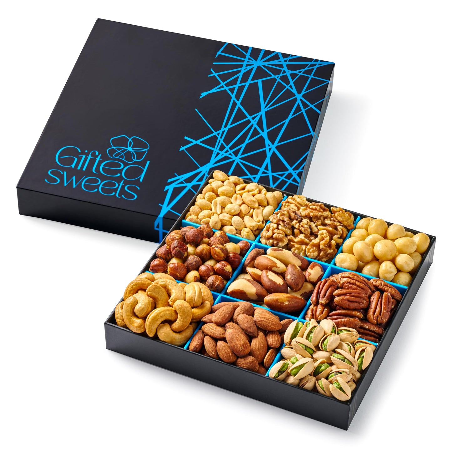 Nuts Gift Basket - Freshly Roasted And Natural Mixed Nut Gift Box - Gourmet Healthy Food Gift For Men/Women - Gourmet Gift, Heal