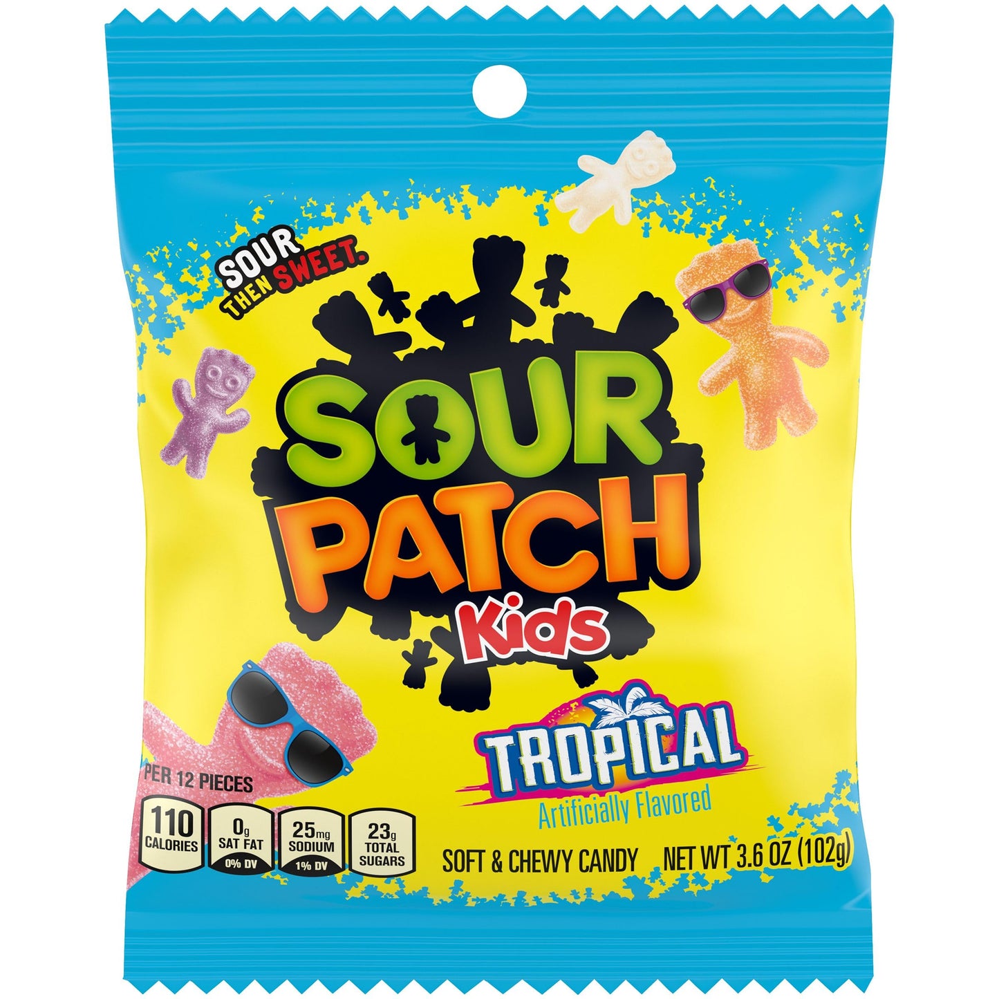 Sourpatch Kids Tropical, 3.6 Ounce Bags (Pack Of 3)