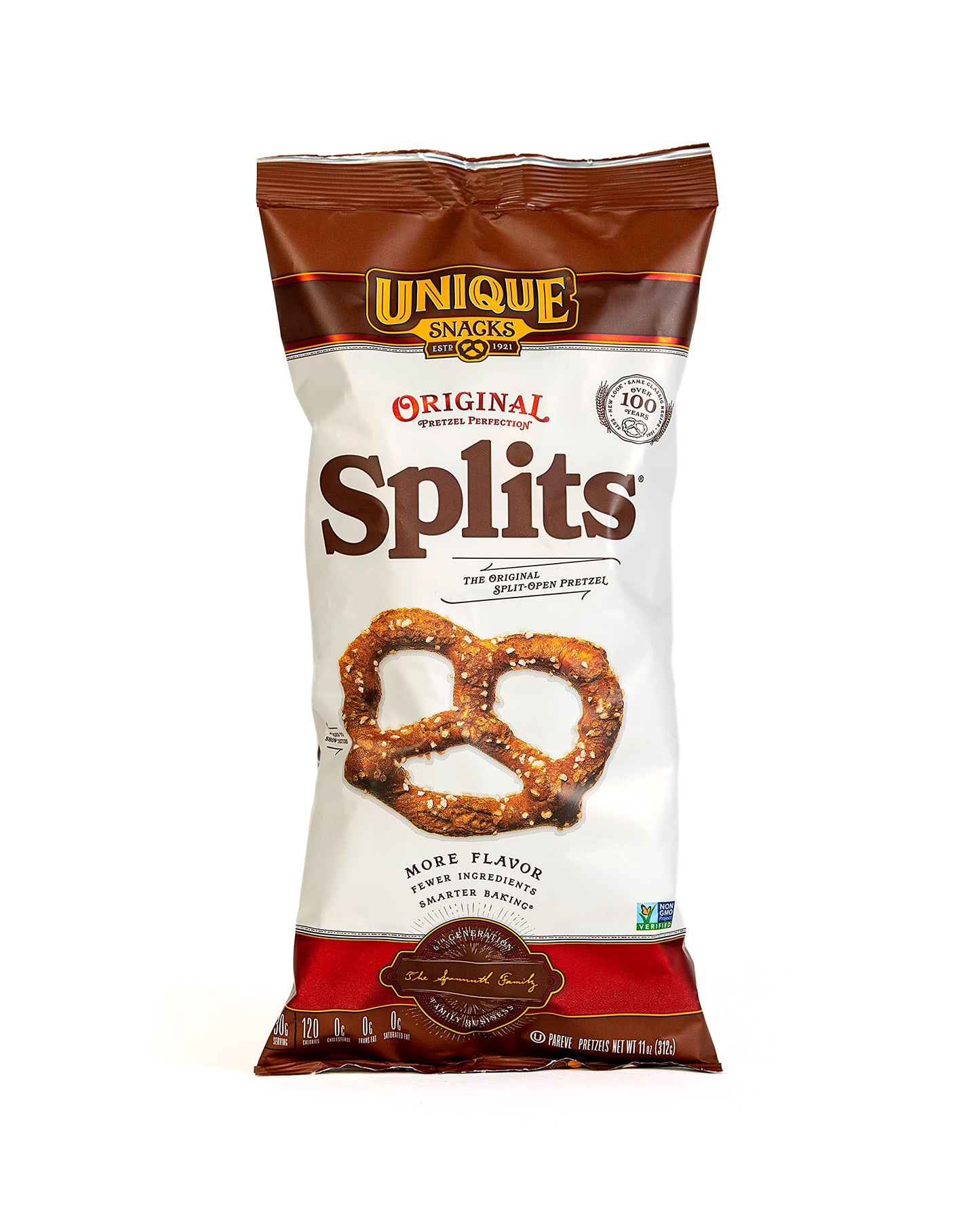 Unique Pretzel Splits 11Oz (Pack 3)