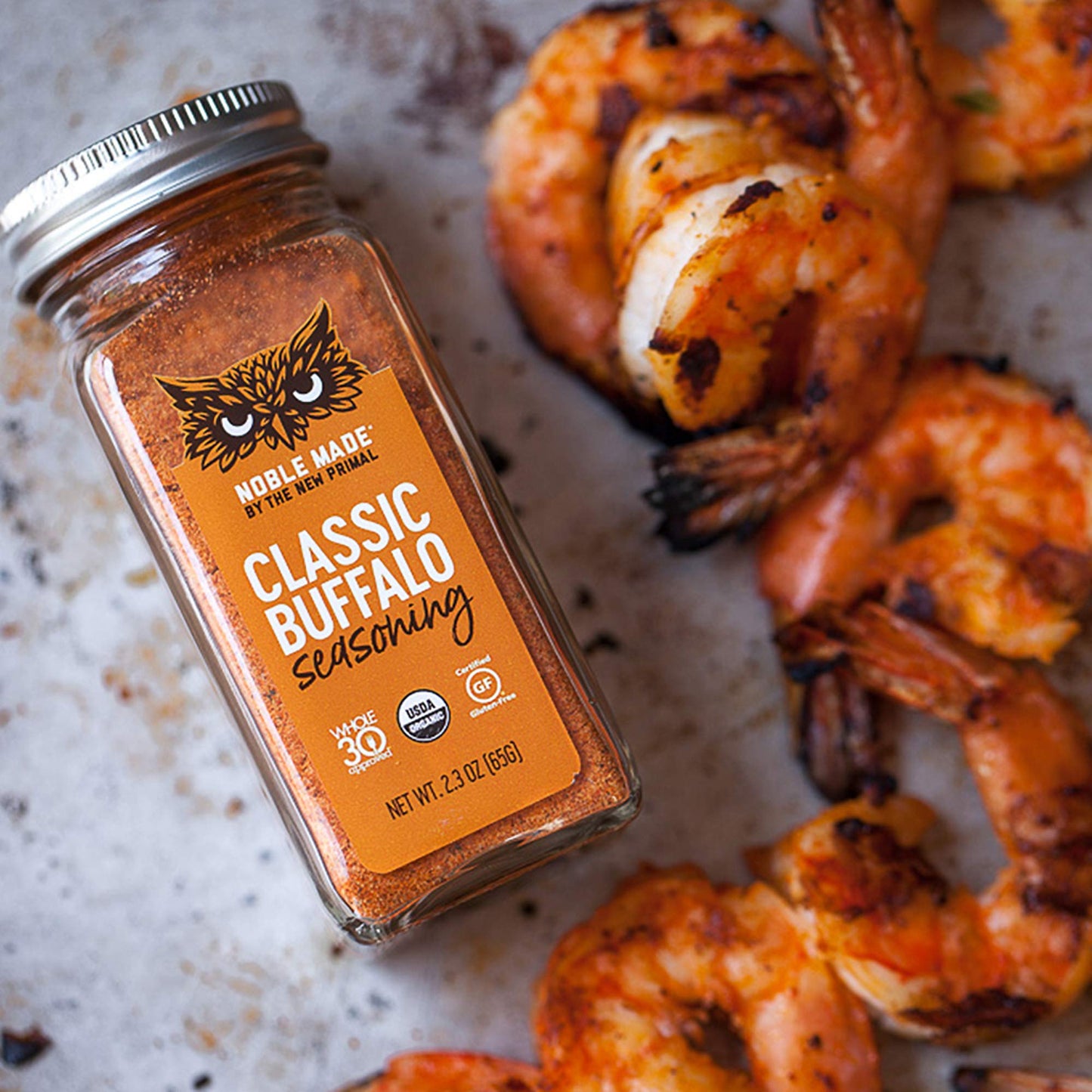 The New Primal Noble Made By Seasoning Spice & Dry Rub, Usda Organic, Whole30, Gluten-Free, Paleo & Keto Friendly,Classic Buffal