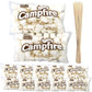 Firestix Case Pack 12 Pounds Bulk Campfire Marshmallows With (100) Roasting Sticks - (12) One Pound Bags Of Large Campfire Marsh
