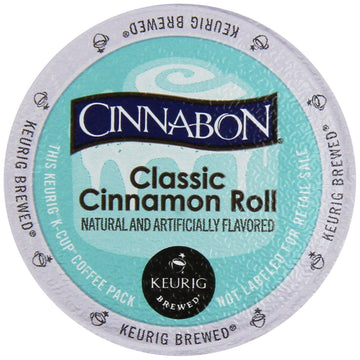 Cinnabon Classic Cinnamon Roll Coffee Keurig K-Cups, 36 Count