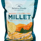 Whole Organic Hulled Millet Seed - 3lb Millet Organic Whole Grain Seed- Gluten-Free Grain for Porridge, Salads, Fruits - Non-GMO