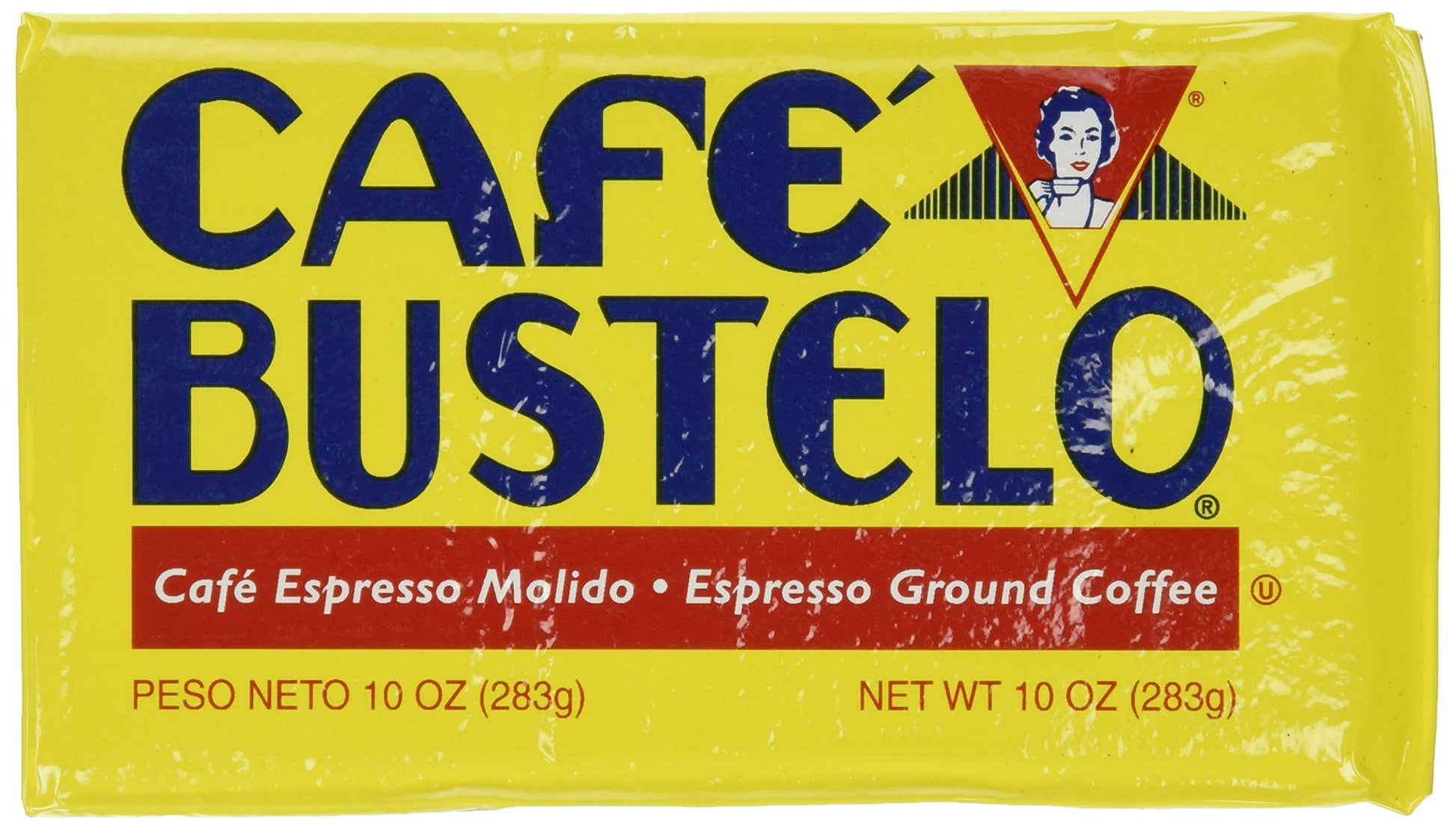Caf   Bustelo Coffee, Espresso Ground Coffee Brick, 10 Ounces, 4 Count