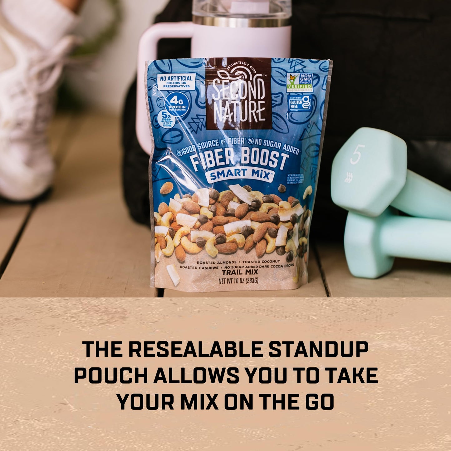 Second Nature Fiber Boost Smart Mix, Kosher, Gluten Free & Non-GMO, 10 Ounce (Pack of 6)