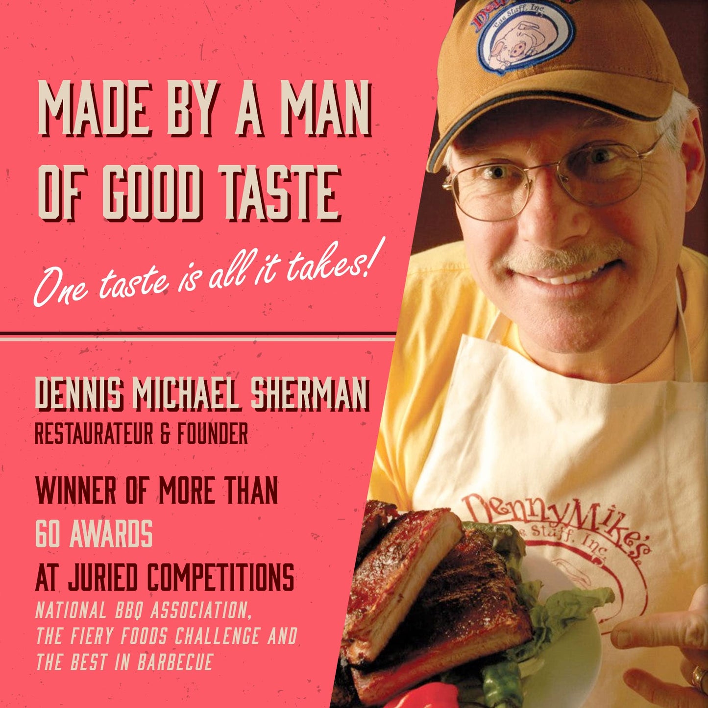 DennyMikes Sublime Swine Seasoning Blend, Low Sodium BBQ Rub, 7 Oz