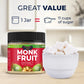 Transparency Foods Monk Fruit Sweetener, Zero Calories, Non-GMO, 3oz (25X Sweeter Than Sugar)