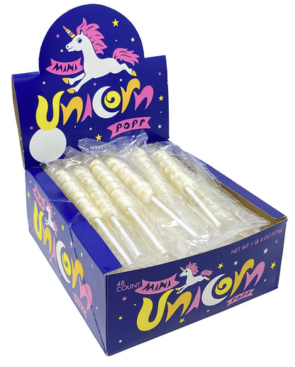 Adams & Brooks, Inc. Unicorn Pops 48 Count Individually Wrapped Unicorn Lollipops Great for Party Favors, Candy Buffets (Vanilla