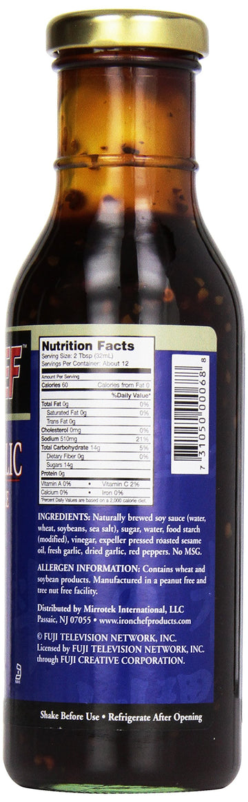 Iron Chef Sesame Garlic Sauce, 15 oz