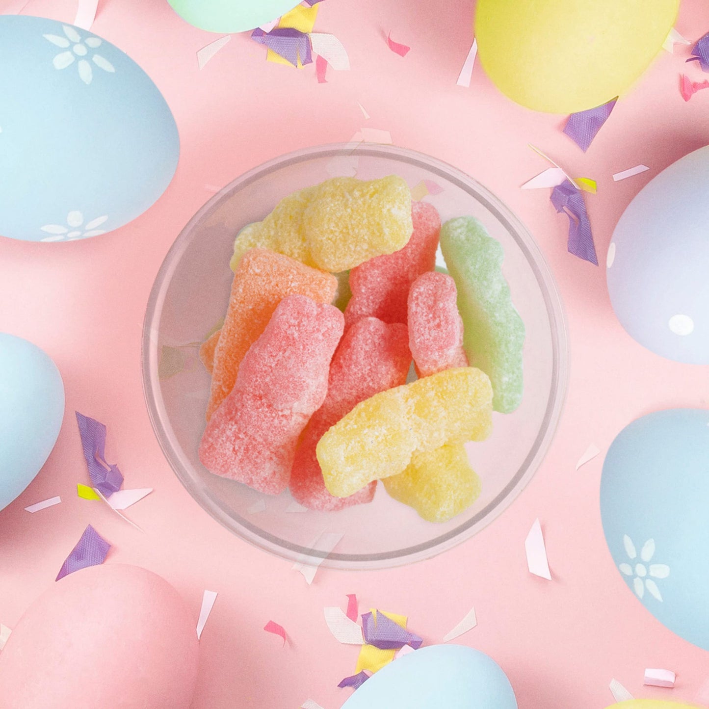 Sour Patch Kids Bunnies Soft & Chewy Easter Candy, 18 Snack Packs