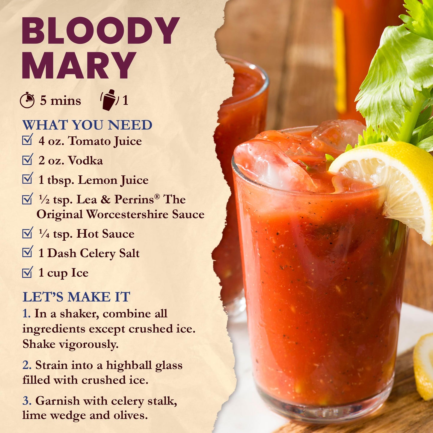 Lea & Perrins Worcestershire Sauce, 15 fl oz Bottle, Original Flavor