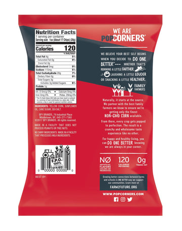 PopCorners Kettle Corn Snack Pack | Gluten Free, Vegan Snack | (40 Pack, 1 oz Snack Bags)