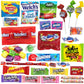 SWEETSIDE CANDY CO. Bulk Candy Variety Pack - 4 Pound Assorted Candy Box for Parties, Kids, College Students & Adults - Gold Gift Basket