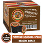 Crazy Cups Decaf Flavored Coffee Pods, Pumpkin Caramel Spice, 88 Count (Pack of 4) for Keurig K Cups Machines