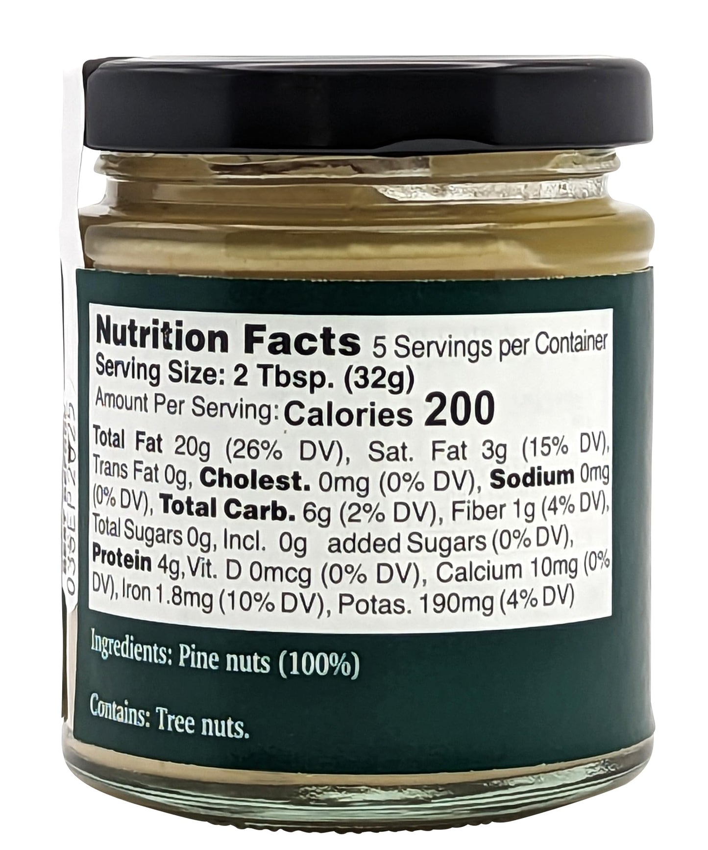 Nutural World - Crunchy Pine Nut Butter 6 Oz (170G) Great Taste Award Winner