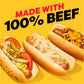 Oscar Mayer Bun-Length Beef Franks Hot Dogs, 8 ct Pack