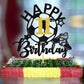 Aeryourtar Glitter Soccer Cake Topper, 11th Birthday Party Decorations, Paper, Soccer Theme, for Boys and Girls