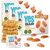 The YES Bar Salted Maple Pecan Plant Based Protein Snack Bar 24 Count Vegan Gluten Free Low Sugar Keto Friendly