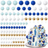 113 Pcs 5 Size Colorful Balls Cake Topper Foam Ball Cake Decorations Ball Shaped Cake Insert Topper For Birthday Baby Shower Wed