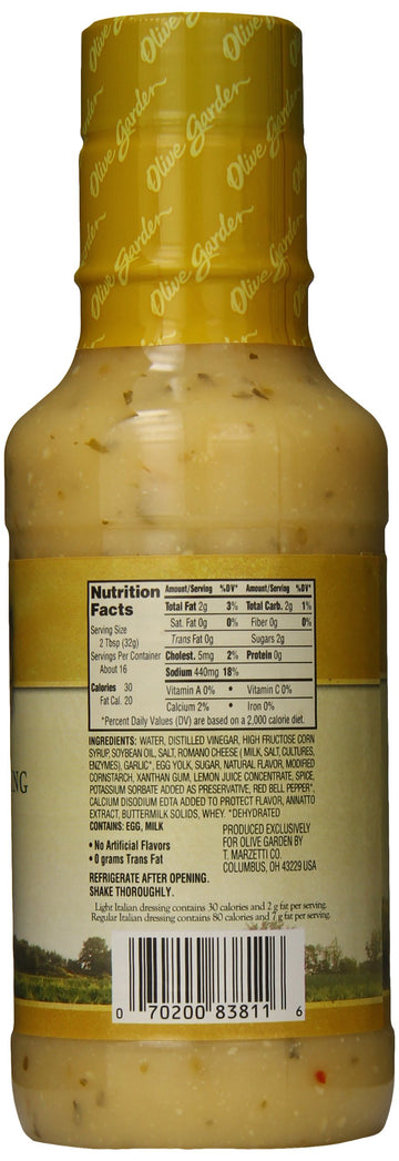 Olive Garden Italian Dressing Light 16 Fz (Pack Of 6)