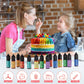 Cherrysea Food Coloring Set - 14x12ml Edible Liquid Dye for Baking, Gluten Free, 0.4 Fl Oz Bottles