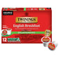 Twinings Decaffeinated English Breakfast Black Tea K-Cup Pods For Keurig, 12 Count (Pack Of 6), Smooth, Flavourful, Robust, Enjo