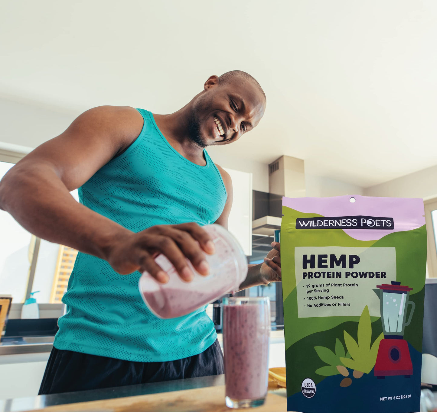 Wilderness Poets Organic Hemp Protein Powder (8 Ounce)