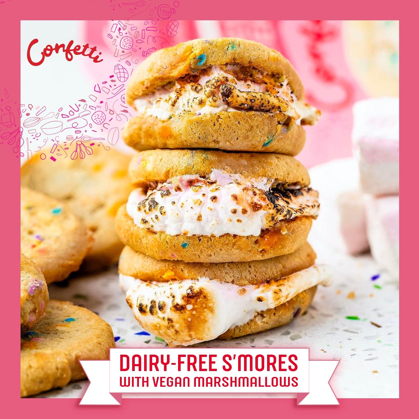CYBELES FREE TO EAT Gluten-Free & Vegan Cookies - Soft-Baked Snack, 6 oz Pack of 6, Multicolored, Dairy, Soy, & Nut Free