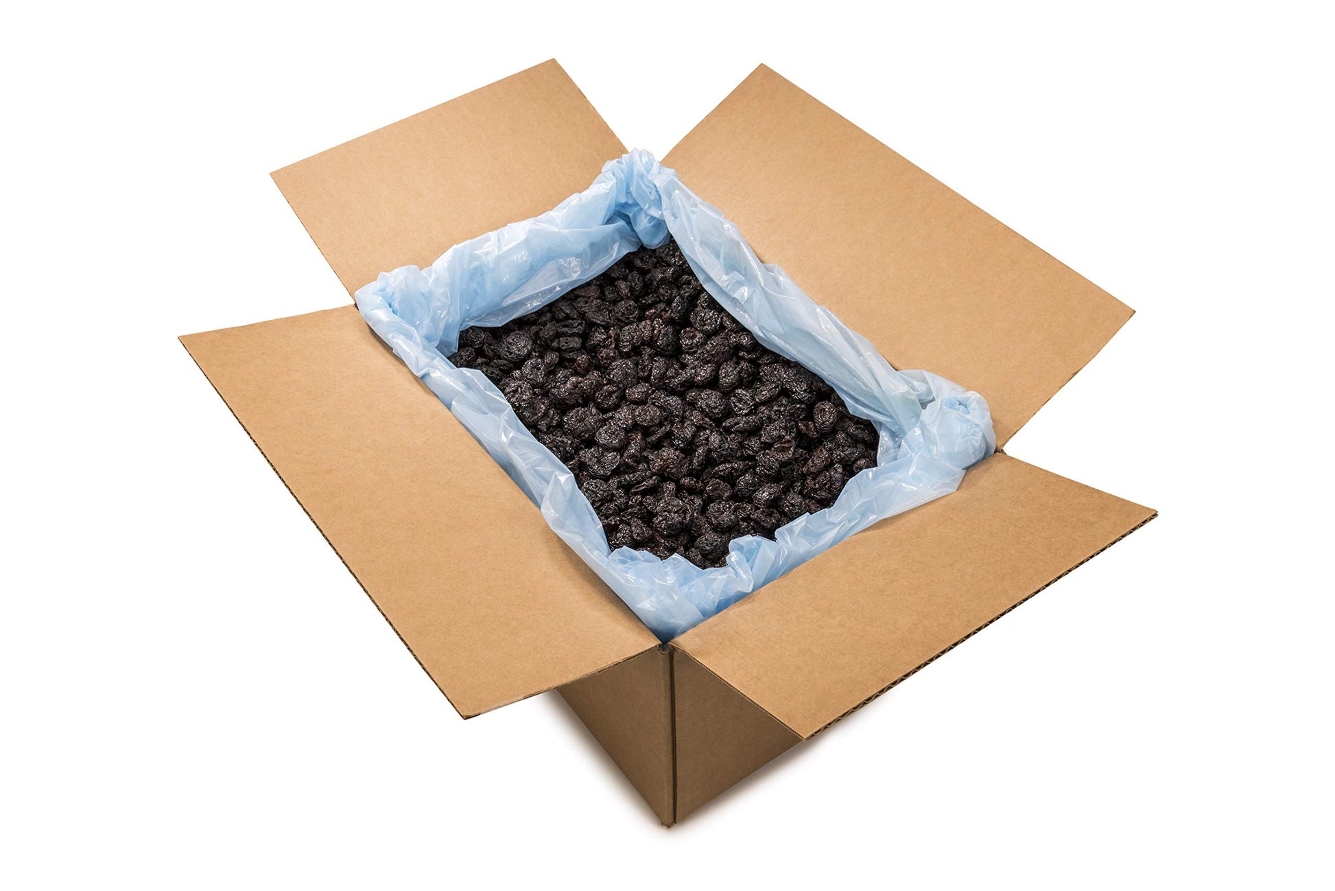 Sunrise Fresh Dried Fruit Company Unsweetened, No Sugar Added Dried Rainier Cherries, 5Lb Bulk Box With Resealable Bag