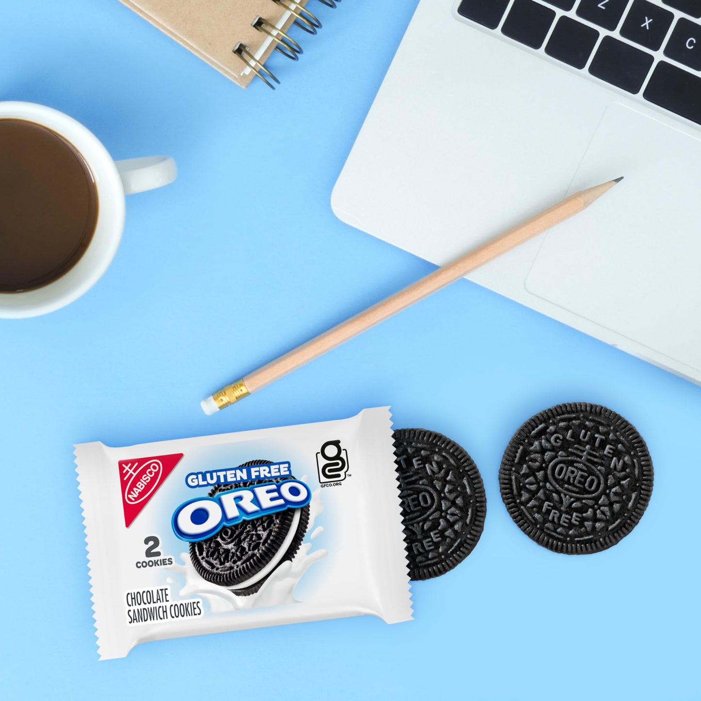 OREO Gluten Free Original & Double Stuf Chocolate Sandwich Cookies Variety Pack, Gluten Free Cookies, 20 Snack Packs (2 Cookies
