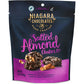 Niagara Chocolates Dark Chocolate And Salted Almond Clusters Stand-Up Bag (4.5Oz) Non-Gmo Premium Chocolate Hand-Crafted