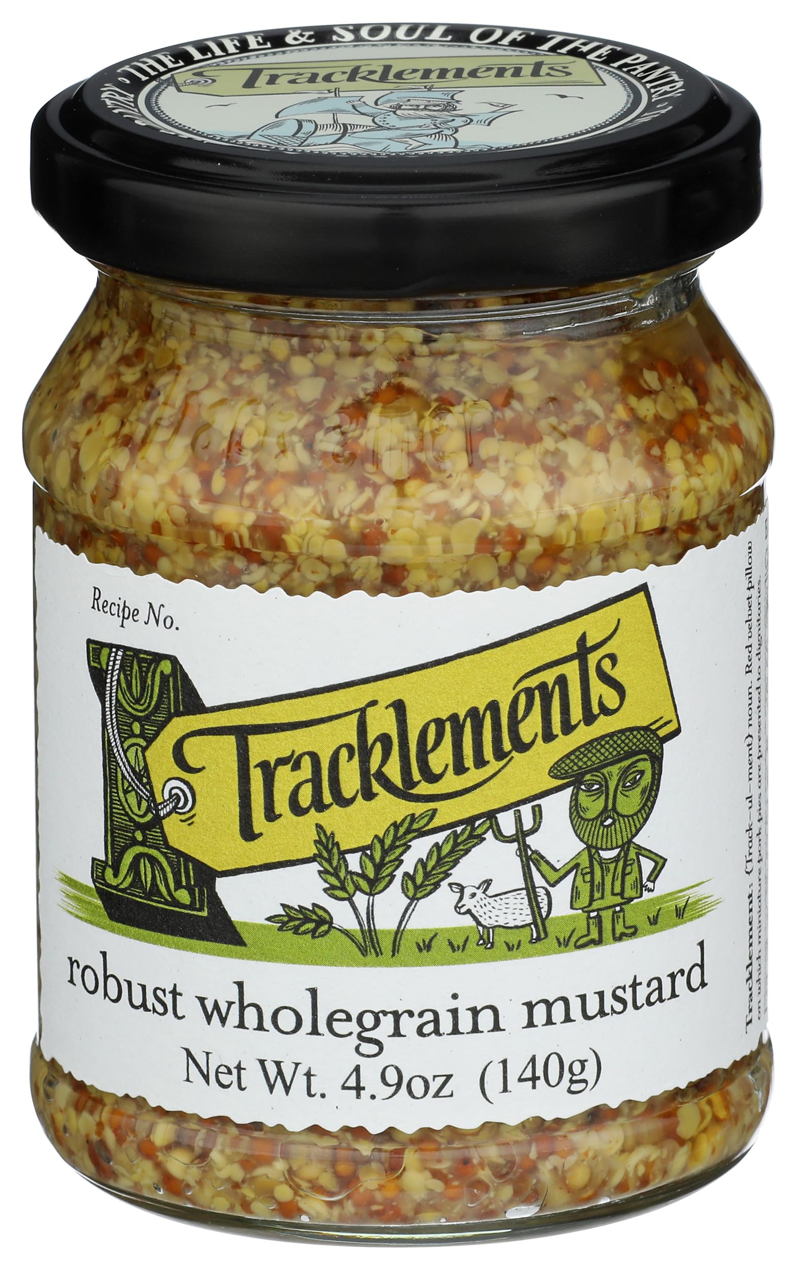 Tracklements, Mustard Whole Grain, 5 Ounce
