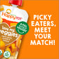 Happy Tot Organics Stage 4 Baby Food Pouches,Gluten Free, Vegan Snack, Love My Veggies, Fruit & Veggies Puree,Squash, Pumpkin &