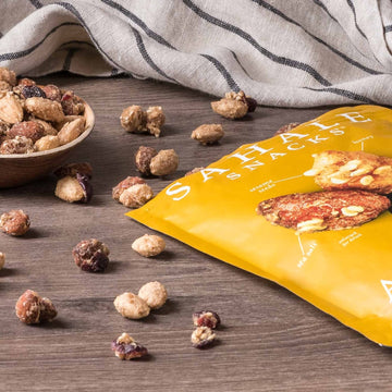 Sahale Snacks Honey Almonds Glazed Mix, 4 Ounces, 12 Count