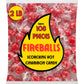 QUEEN JAX Fireball Candy Bulk - 2 LB Red Hot Cinnamon Jawbreaker - Individually Wrapped Hard Candy