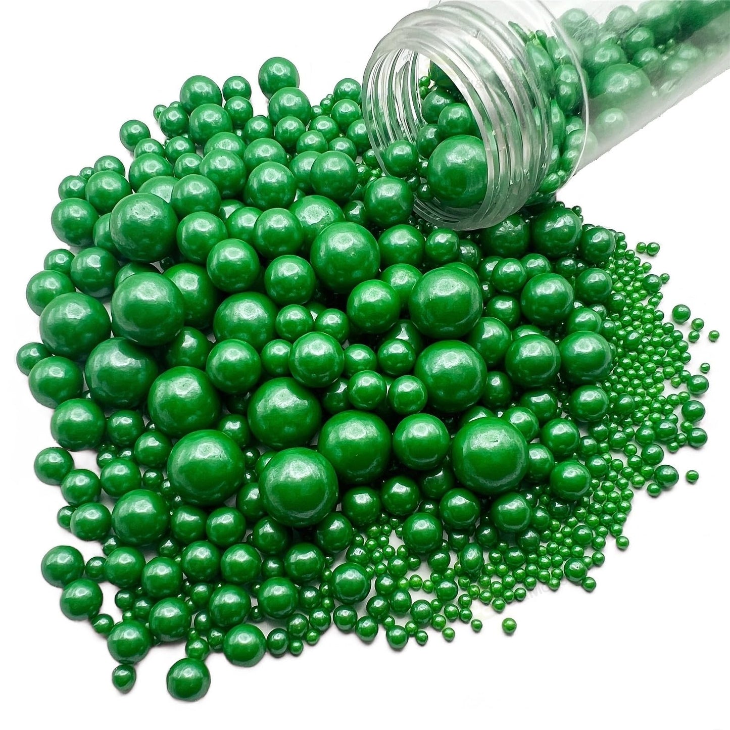 Christmas Green Edible Pearls For Cake Decorating 5.1 Oz Christmas Green Edible Pearls Christmas Sprinkles Green Pearl Sprinkles