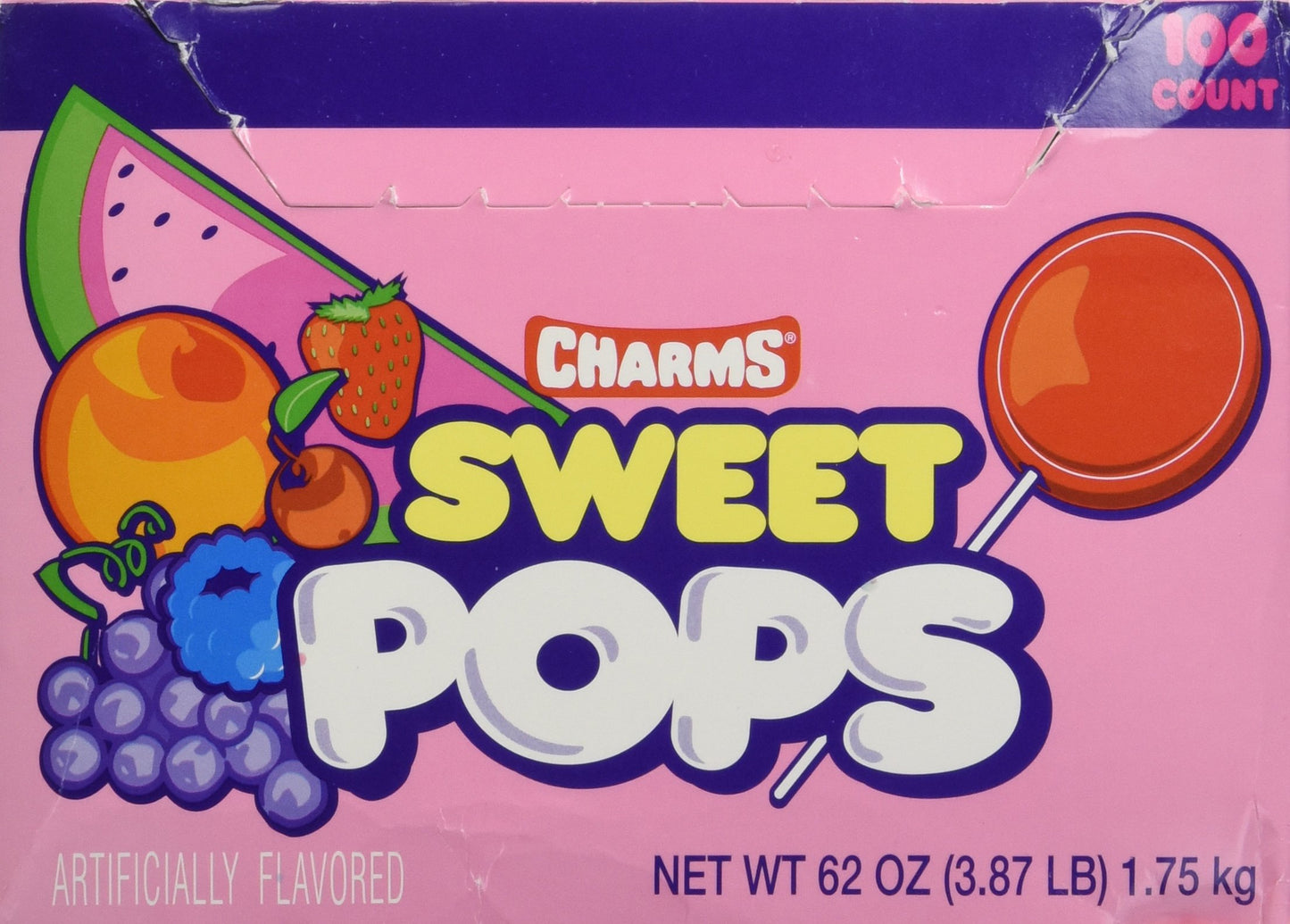 Charms Sweet Pops 100 Ct