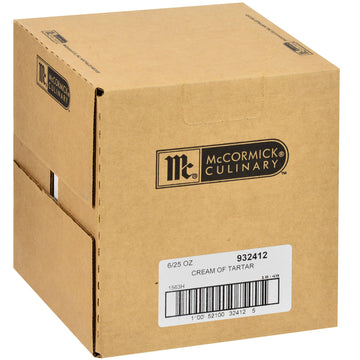 McCormick Culinary Cream of Tartar, 25 oz (Pack of 6) - Six 25 Ounce Containers of Cream of Tartar Powdered Thickening Agent for