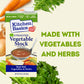 Kitchen Basics Unsalted Vegetable Stock, 32 oz (Pack of 12) For Delicious Dishes and Enhanced Flavors, Great for Vegetarian Reci
