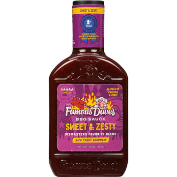Famous Dave's - 1 pck, Sweet & Zesty BBQ Sauce (20 oz.)