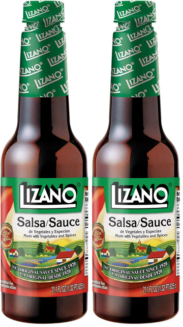 Lizano Salsa Sauce With Vegetables and Spices, 21.13 fl oz (Pack of 2)
