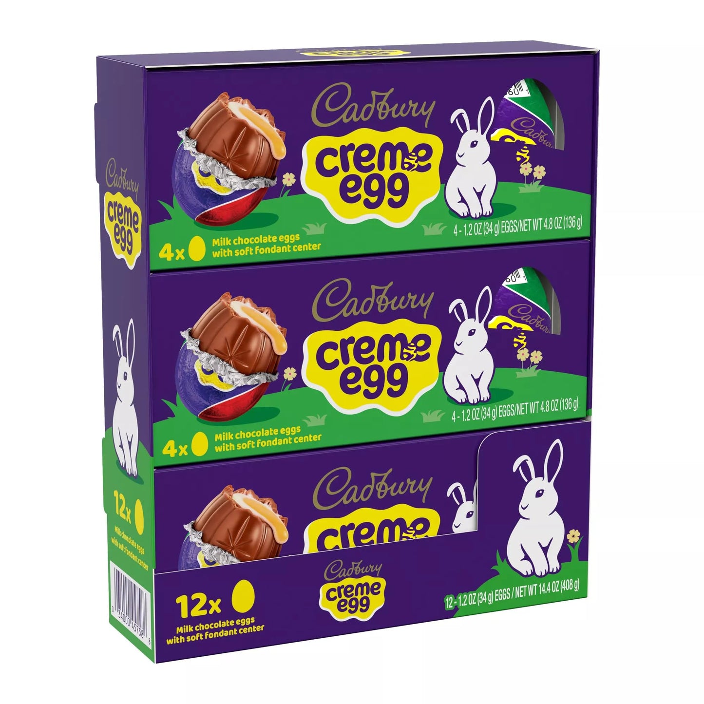 Cadbry Creme Eggs Chocolate Easter Candy (3 Pack)