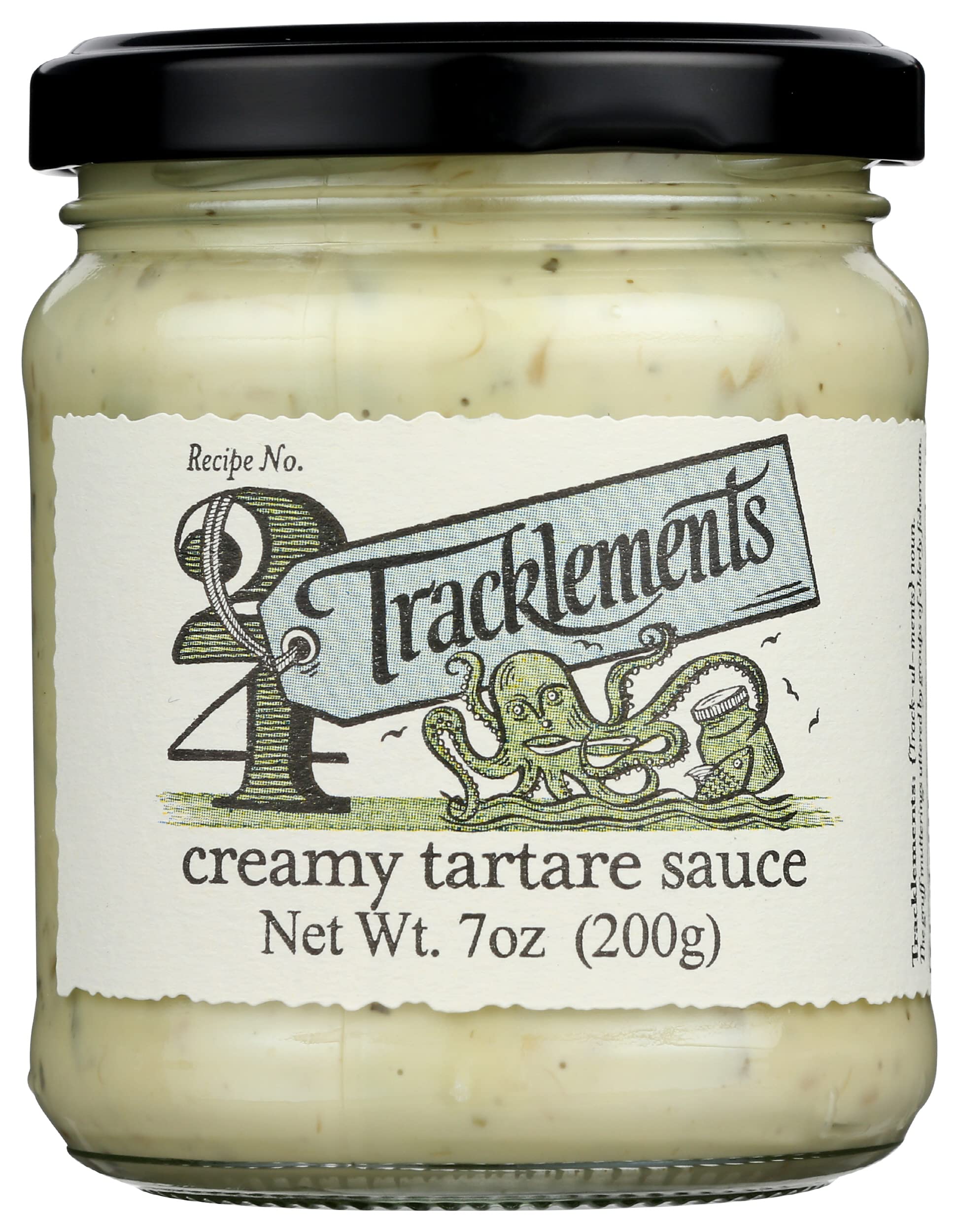 Tracklements Creamy Tartare Sauce, Non GMO, Gluten Free, 7 Ounces (Pack Of 6)