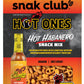 Snak Club Hot Habanero Snack Mix, Spicy Peanuts, Pretzels, Sesame Sticks & Cashews, 10 oz Bag